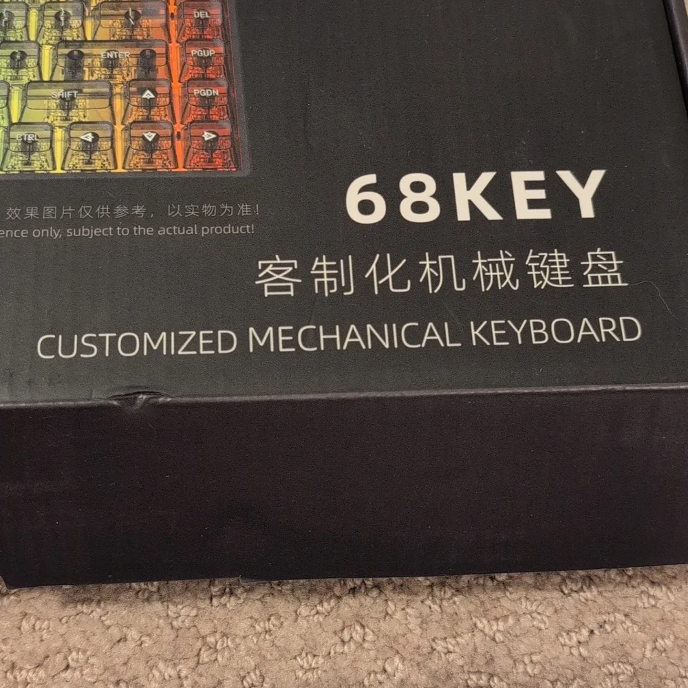 Custom Anime Design Gaming Keyboard NWT